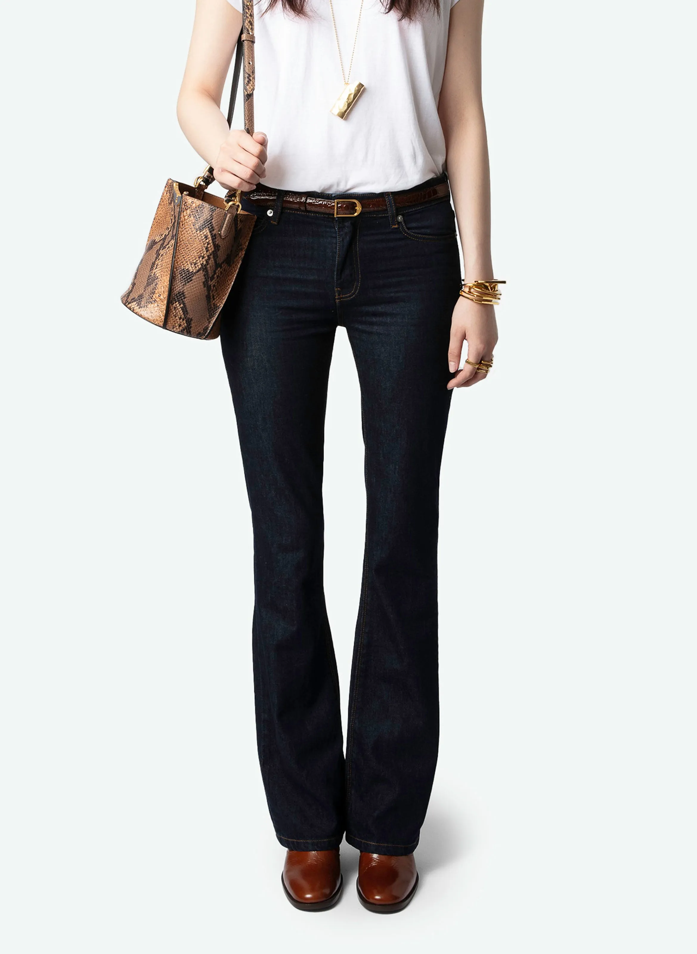 ZADIG&VOLTAIRE   ECLIPSE - Jeans a zampa | Blu