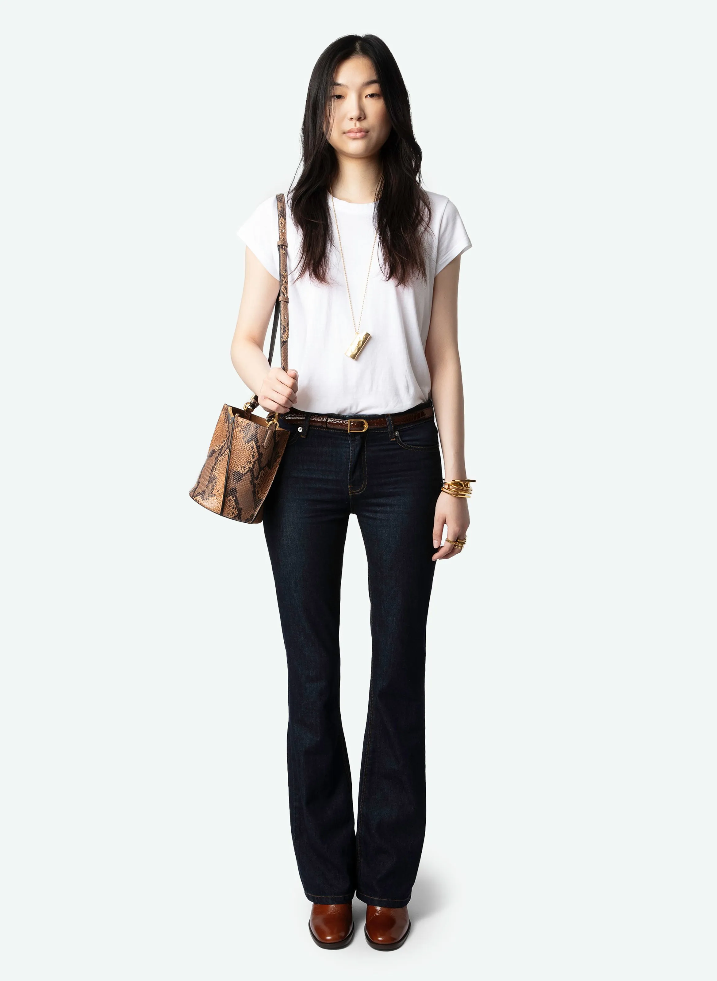 ZADIG&VOLTAIRE   ECLIPSE - Jeans a zampa | Blu
